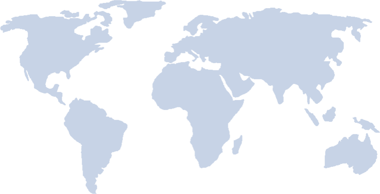 World map of project locations